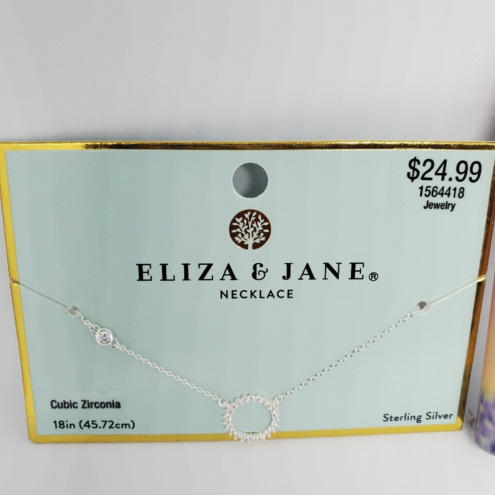 CZ Sterling Silver Necklace
